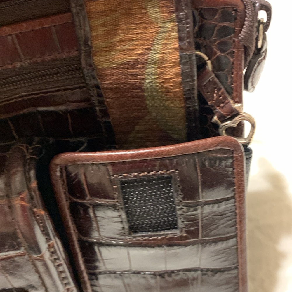 Brighton Brown Crossbody Multi Function Purse - image 8